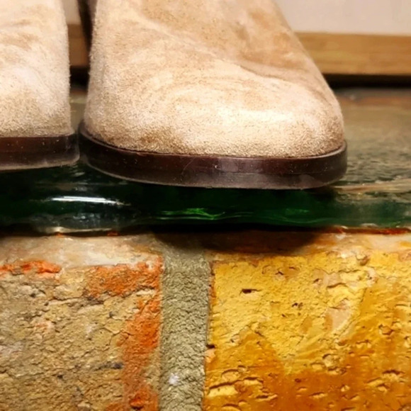 Cole Haan Grand Series Beige Suede & Snakeskin | Leather | 2 inch Heel Wms 7B - Picture 5 of 11